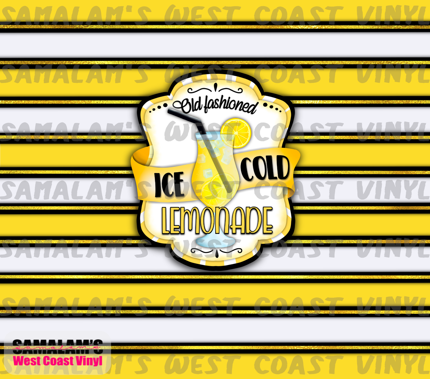 Ice Cold Lemonade - Tumbler Wrap