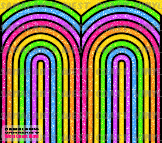 Neon Rainbow - Tumbler Wrap
