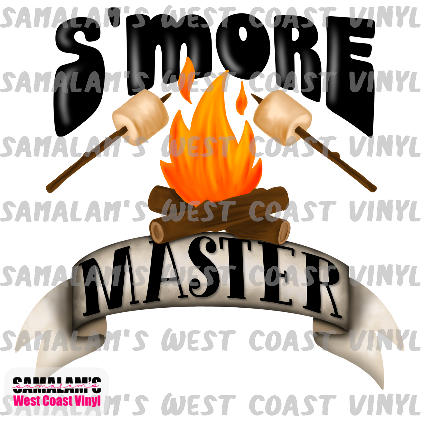 Smore Master - Clear Cast Decals