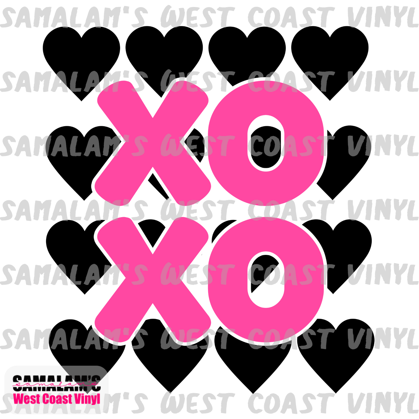 XOXO - Clear Cast Decal